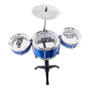 Bateria Musical Infantil Com Baqueta Brinquedo Menino Menina
