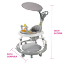 Andador Infantil Musical Premium para Bebês Menino e Menina - Estimula Desenvolvimento Seguro