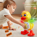Brinquedo Infantil Pato Dançarino Musical Com Som e Luz presentes para bebês brinquedos calmantes