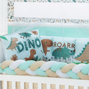 Kit Protetores Americano e Travesseiro de Berço Almofadas decorativas Cores Alegres 6 peças