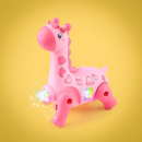 Brinquedo Girafa Elétrico Com Som Luz E Movimento Brinquedo Animal