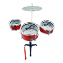 Bateria Musical Infantil Com Baqueta Brinquedo Menino Menina