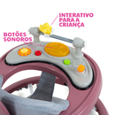 Andador Infantil Musical Premium para Bebês Menino e Menina - Estimula Desenvolvimento Seguro