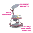 Andador Infantil Musical Premium para Bebês Menino e Menina - Estimula Desenvolvimento Seguro