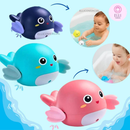 Kit Banho Brinquedo Divertido A Corda Que Nada Sozinha Água Banheira E Piscina Bebê