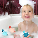 Kit Banho Brinquedo Divertido A Corda Que Nada Sozinha Água Banheira E Piscina Bebê