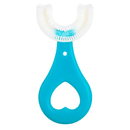 Escova Infantil Formato U 360° De Silicone Ultra Macia Para Higiene Bucal Segura e Confortável Para Bebês e Crianças