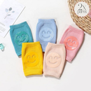 Kit 1/2 Pares Joelheira Bebe Engatinhar Infantil Proteção Para Joelhos Crianças Meias