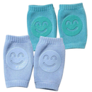 Kit 1/2 Pares Joelheira Bebe Engatinhar Infantil Proteção Para Joelhos Crianças Meias