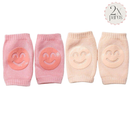 Kit 1/2 Pares Joelheira Bebe Engatinhar Infantil Proteção Para Joelhos Crianças Meias