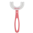 Escova Infantil Formato U 360° De Silicone Ultra Macia Para Higiene Bucal Segura e Confortável Para Bebês e Crianças