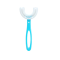 Escova Infantil Formato U 360° De Silicone Ultra Macia Para Higiene Bucal Segura e Confortável Para Bebês e Crianças